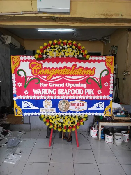 Papan Bunga Ucapan Selamat Campuranom Bansari